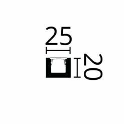 NMC | Lichtleiste | IL12 WALLSTYL® | Polystyrol | 20 X 25 X 2000 Mm | Schwarz | Zierleiste 9 NMC | Lichtleiste | IL12 WALLSTYL® | Polystyrol | 20 X 25 X 2000 Mm | Schwarz | Zierleiste -Profistuck Verkäufe NMC 02 wallstyl il12 Skizze 1280x1280