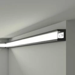 NMC | Lichtleiste | IL12 WALLSTYL® | Polystyrol | 20 X 25 X 2000 Mm | Schwarz | Zierleiste 10 NMC | Lichtleiste | IL12 WALLSTYL® | Polystyrol | 20 X 25 X 2000 Mm | Schwarz | Zierleiste -Profistuck Verkäufe NMC 02 wallstyl il12 black 2 1280x1280