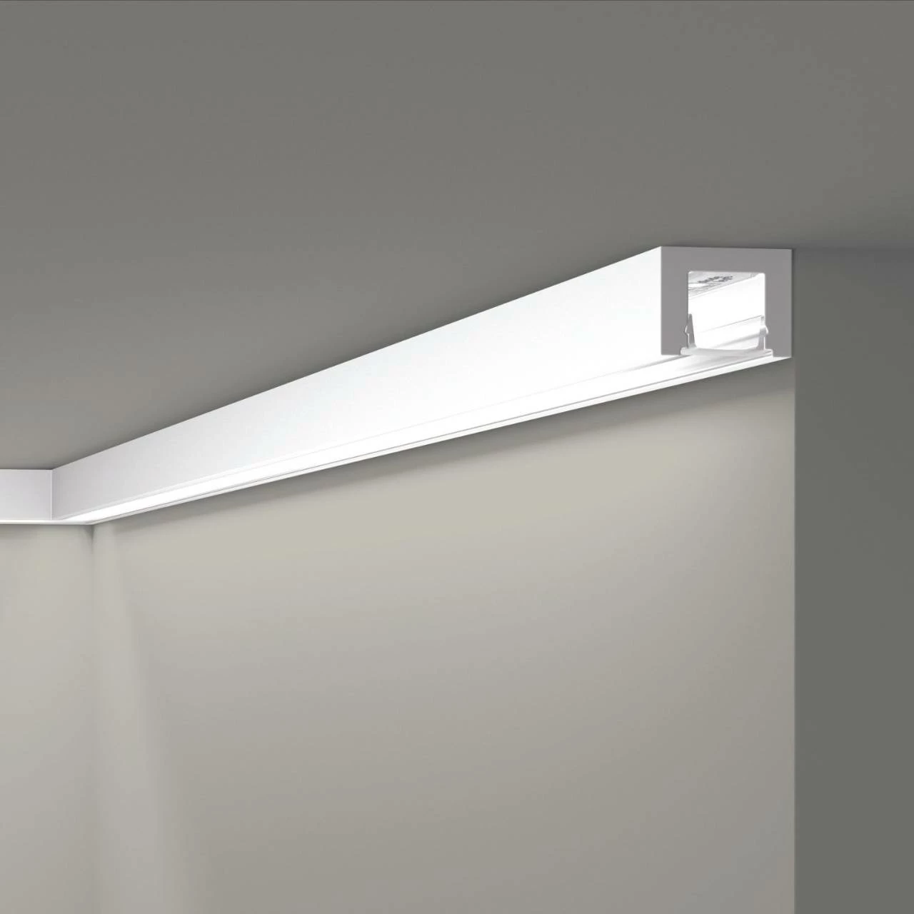 NMC | Lichtleiste | IL12 WALLSTYL® | Polystyrol | 20 X 25 X 2000 Mm | Weiß | Zierleiste 5 NMC | Lichtleiste | IL12 WALLSTYL® | Polystyrol | 20 X 25 X 2000 Mm | Weiß | Zierleiste – Bild 3