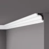 NMC Stuckleiste "Göteborg" A1 NOMASTYL Polystyrol 80 X 80 X 2000 Mm Weiß Deckenleiste