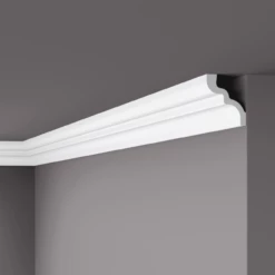 NMC Stuckleiste "Helsinki" C NOMASTYL Polystyrol 65 X 80 X 2000 Mm Weiß Deckenleiste