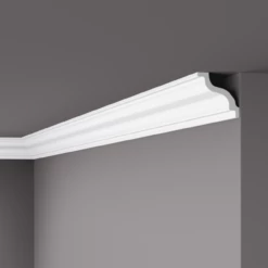 NMC Stuckleiste "Budapest" K NOMASTYL Polystyrol 70 X 70 X 2000 Mm Weiß Deckenleiste