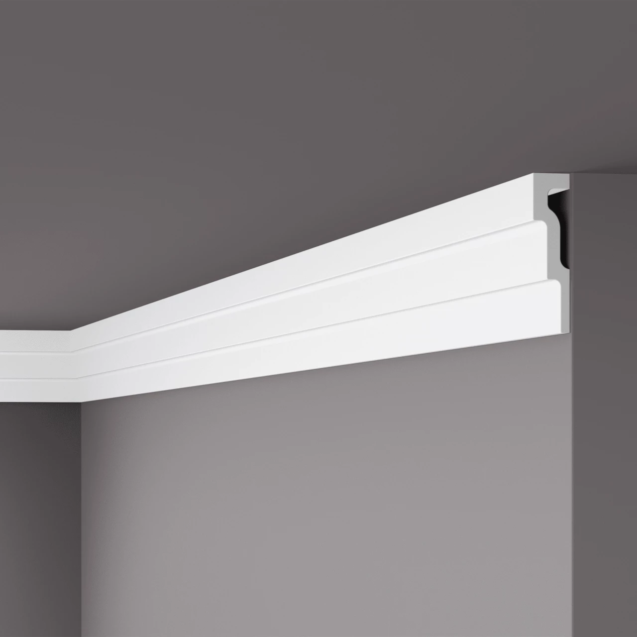 NMC Stuckleiste "Sofia" M1 NOMASTYL Polystyrol 30 X 120 X 2000 Mm Weiß Deckenleiste 5 NMC Stuckleiste "Sofia" M1 NOMASTYL Polystyrol 30 X 120 X 2000 Mm Weiß Deckenleiste – Bild 3