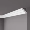 NMC | Stuckleiste | ST3 NOMASTYL | 75 X 75 X 2000 Mm | Polystyrol | Weiß | Deckenleiste