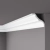 NMC Stuckleiste "Salzburg" TI NOMASTYL Polystyrol 140 X 140 X 2000 Mm Weiß Deckenleiste