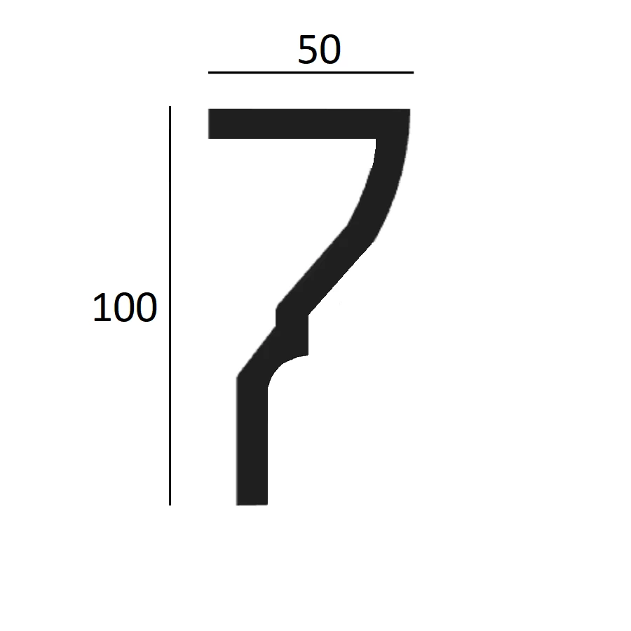 Elite Decor | Innenwinkel "P889" | Polyurethan | 50 X 100 X 200 Mm | Weiß | Stuckleisten Winkel 4 Elite Decor | Innenwinkel "P889" | Polyurethan | 50 X 100 X 200 Mm | Weiß | Stuckleisten Winkel – Bild 2