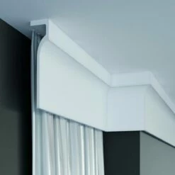 Elite Decor | Außenwinkel "P891" | Polyurethan | 50 X 130 X 200 Mm | Weiß | Stuckleisten Winkel