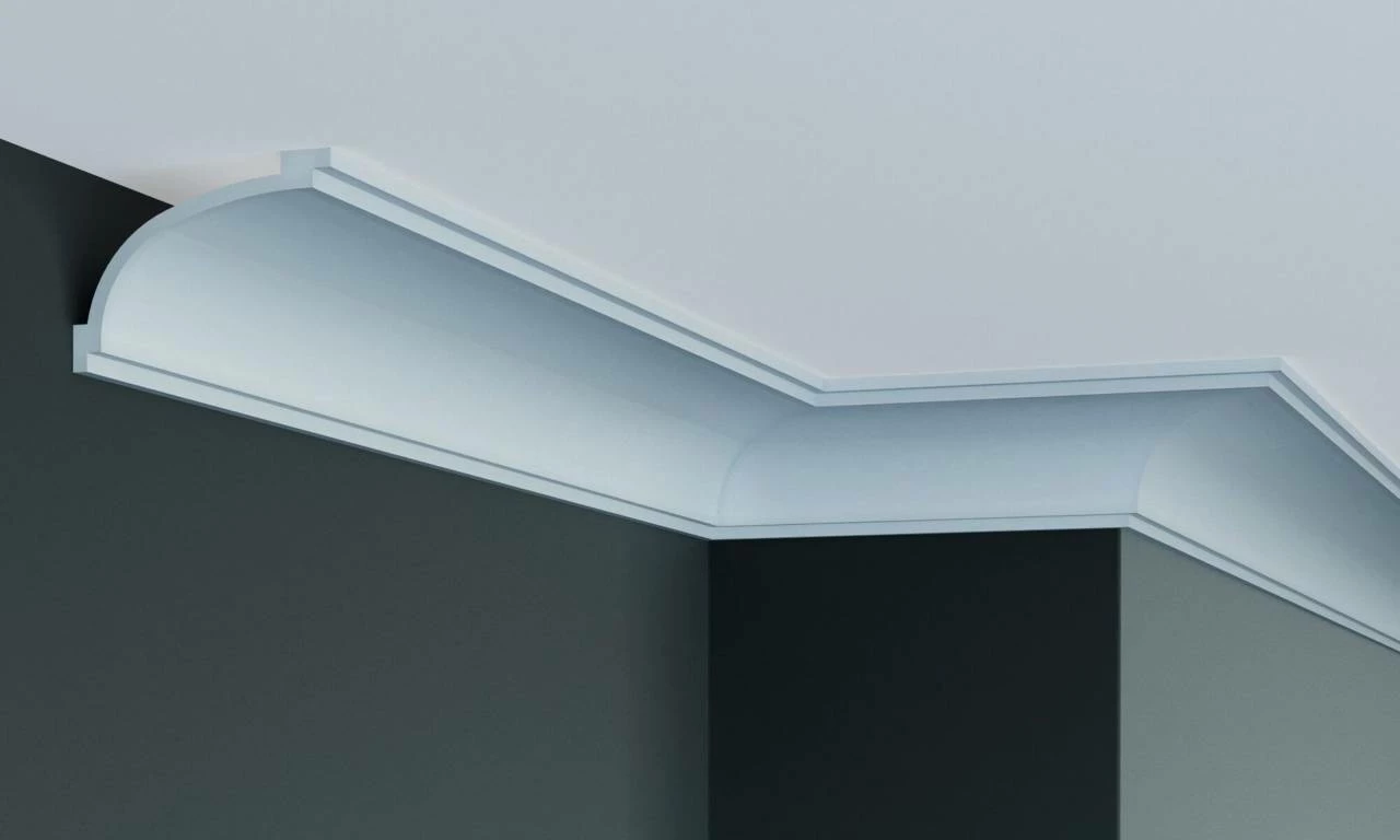 Elite Decor | Stuckleiste P893| Polyurethan | 90 X 65 X 2000 Mm | Styropor Deckenleiste | Weiß 5 Elite Decor | Stuckleiste P893| Polyurethan | 90 X 65 X 2000 Mm | Styropor Deckenleiste | Weiß – Bild 3