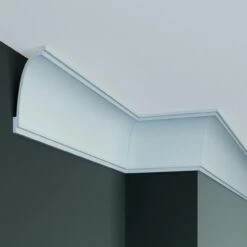 Elite Decor | Innenwinkel "P893" | Polyurethan | 65 X 90 X 200 Mm | Weiß | Stuckleisten Winkel