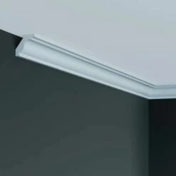 Elite Decor | Stuckleiste P921 | Polyurethan | 32 X 32 X 2000 Mm | Styropor Deckenleiste | Weiß