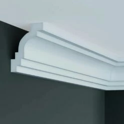 Titelseite 39 Elite Decor | Stuckleiste P928 | Polyurethan | 76 X 102 X 2000 Mm | Styropor Deckenleiste | Weiß