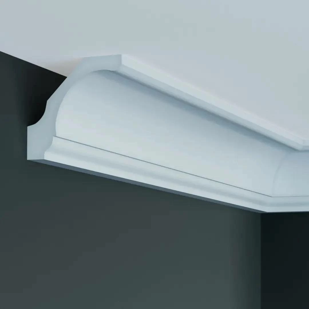 Elite Decor | Stuckleiste P935 | Polyurethan | 85 X 90 X 2000 Mm | Styropor Deckenleiste | Weiß 3 Elite Decor | Stuckleiste P935 | Polyurethan | 85 X 90 X 2000 Mm | Styropor Deckenleiste | Weiß