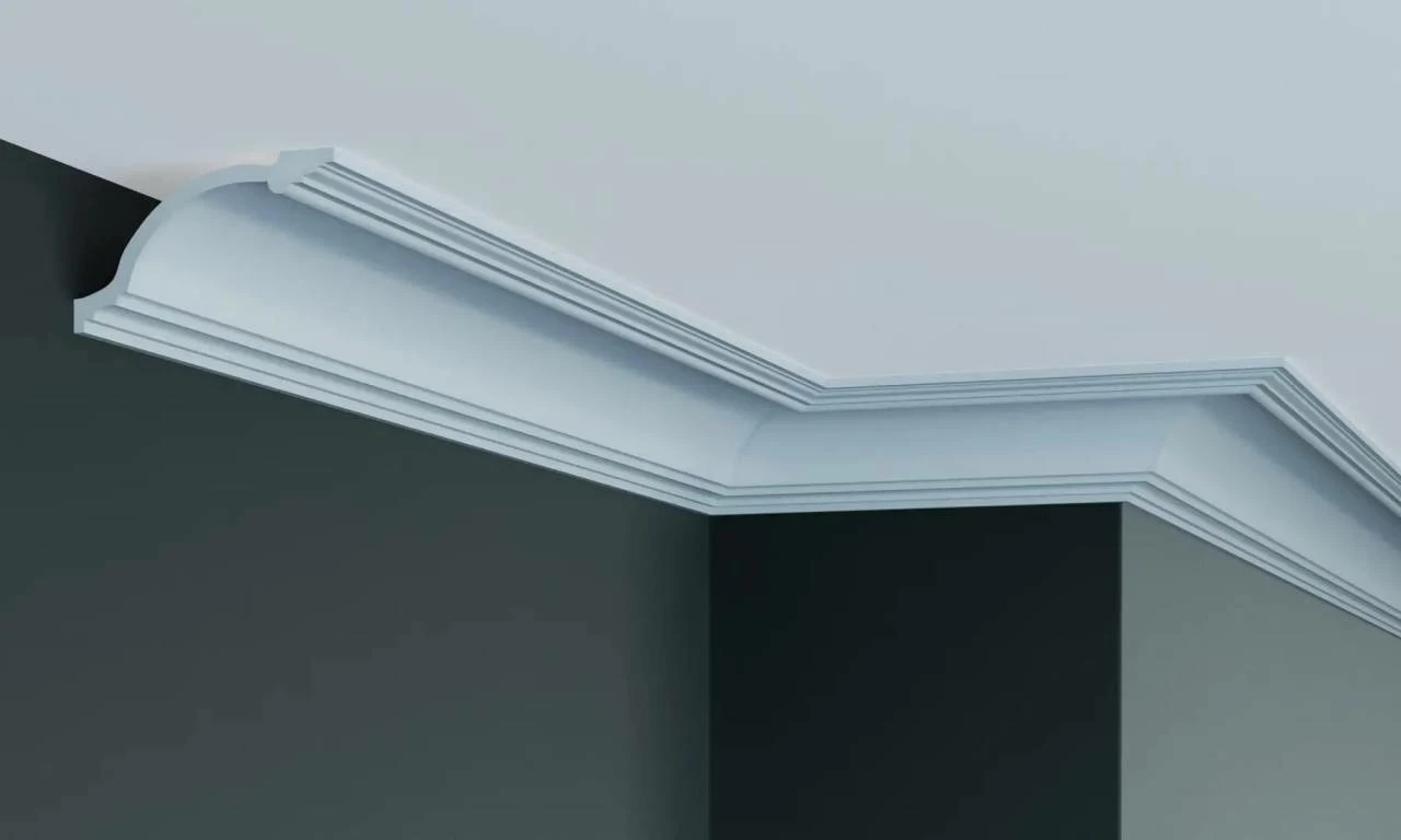 Elite Decor | Stuckleiste P949 | Polyurethan | 145 X 113 X 2000 Mm | Styropor Deckenleiste | Weiß 6 Elite Decor | Stuckleiste P949 | Polyurethan | 145 X 113 X 2000 Mm | Styropor Deckenleiste | Weiß – Bild 4