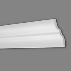 Wiesemann | Stuckleiste Eindhoven 06 | Polystyrol | 61 X 76 X 2000 Mm | Deckenleiste | Weiß