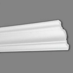 Wiesemann Stuckleiste Frankfurt 18 Polystyrol 71 X 71 X 2000 Mm Deckenleiste Weiß