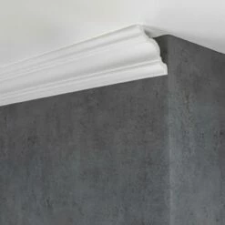 Wiesemann Stuckleiste Frankfurt 18 Polystyrol 71 X 71 X 2000 Mm Deckenleiste Weiß -Profistuck Verkäufe PROVISTON Frankfurt 18 2 1280x1280