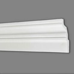Wiesemann | Stuckleiste Glasgow 30 | Polystyrol | 45 X 87 X 2000 Mm | Deckenleiste | Weiß