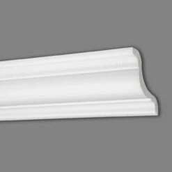 Wiesemann | Stuckleiste Oslo 22 | Polystyrol | 61 X 59 X 2000 Mm | Deckenleiste | Weiß