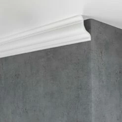 Wiesemann | Stuckleiste Oslo 22 | Polystyrol | 61 X 59 X 2000 Mm | Deckenleiste | Weiß -Profistuck Verkäufe PROVISTON Oslo 22 2 1280x1280