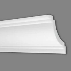 Wiesemann | Stuckleiste Paris 34 | Polystyrol | 105 X 105 X 2000 Mm | Deckenleiste | Weiß