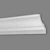 Wiesemann | Stuckleiste Roma 28 | Polystyrol | 66 X 72 X 2000 Mm | Deckenleiste | Weiß