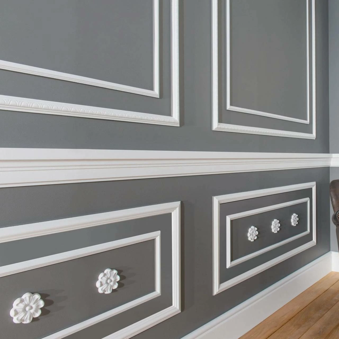 NMC Zierleiste "Bern" | WL4 WALLSTYL® Wandleiste 40 X 100 X 2000 Mm | Polystyrol Weiß 13 NMC Zierleiste "Bern" | WL4 WALLSTYL® Wandleiste 40 X 100 X 2000 Mm | Polystyrol Weiß – Bild 11