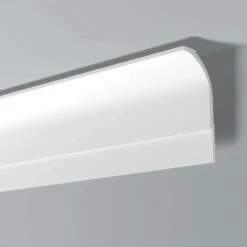 NMC Stuckleiste "Girona" | WT22 WALLSTYL® Deckenleiste | 225 X 100 X 2000 Mm | Polystyrol | Weiß
