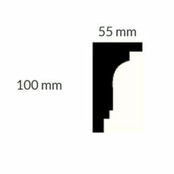 PROVISTON | Gipsleiste Wiesbaden | Echter Gipsstuck | 55 X 100 X 1200 Mm | Stuckleisten Aus Gips 10 PROVISTON | Gipsleiste Wiesbaden | Echter Gipsstuck | 55 X 100 X 1200 Mm | Stuckleisten Aus Gips -Profistuck Verkäufe Wiesbaden 1280x1280