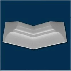 Wiesemann | Innenwinkel "Amsterdam 14" | Polystyrol | 75 X 75 X 200 Mm | Weiß | Stuckleisten Winkel