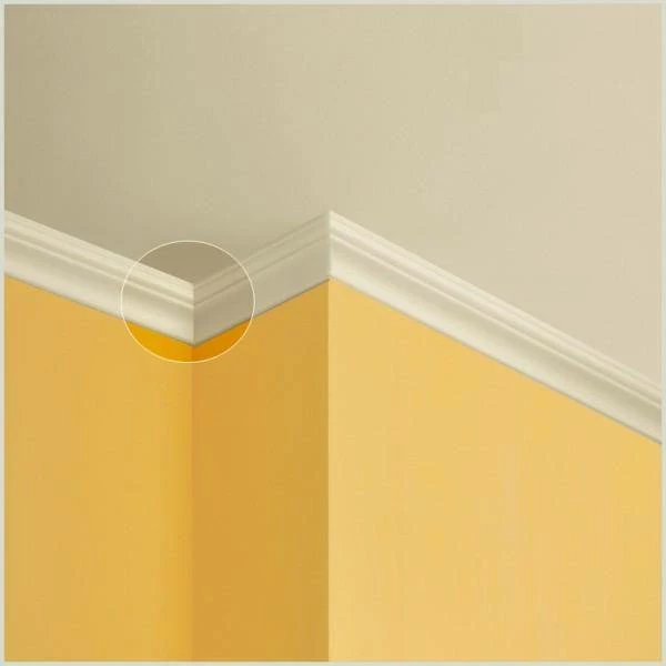 Wiesemann | Innenwinkel "Amsterdam 12" | Polystyrol | 49 X 49 X 200 Mm | Weiß | Stuckleisten Winkel 5 Wiesemann | Innenwinkel "Amsterdam 12" | Polystyrol | 49 X 49 X 200 Mm | Weiß | Stuckleisten Winkel – Bild 3