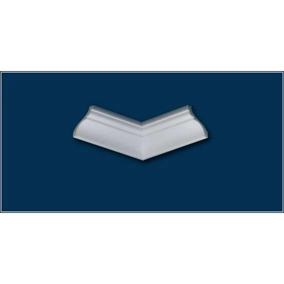 Wiesemann | Innenwinkel "Amsterdam 12" | Polystyrol | 49 X 49 X 200 Mm | Weiß | Stuckleisten Winkel 4 Wiesemann | Innenwinkel "Amsterdam 12" | Polystyrol | 49 X 49 X 200 Mm | Weiß | Stuckleisten Winkel – Bild 2