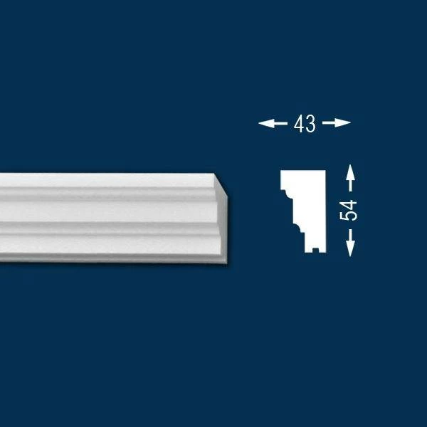 Wiesemann | Fensterbankprofil "FB1" | Fassadenstuck | 43 X 54 X 2000 Mm | Innenstuck | Unbeschichtet 4 Wiesemann | Fensterbankprofil "FB1" | Fassadenstuck | 43 X 54 X 2000 Mm | Innenstuck | Unbeschichtet – Bild 2