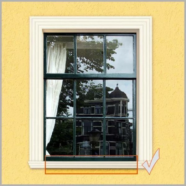 Wiesemann | Fensterbankprofil "FB1" | Fassadenstuck | 43 X 54 X 2000 Mm | Innenstuck | Unbeschichtet 5 Wiesemann | Fensterbankprofil "FB1" | Fassadenstuck | 43 X 54 X 2000 Mm | Innenstuck | Unbeschichtet – Bild 3