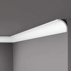 NMC Stuckleiste B1 NOMASTYL 78 X 66 X 2000 Mm Polystyrol Weiß Deckenleiste