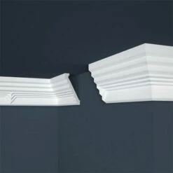 Marbet | Innenwinkel "Marbet B38" | Polystyrol | 136 X 70 X 200 Mm | Weiß | Stuckleisten Winkel