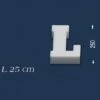 Wiesemann | Deko Buchstabe "L" | Polystyrol | Höhe: 250 Mm | Styropor Buchstabe | 3D Buchstabe -Profistuck Verkäufe b3d800l ps buchstabe 1280x1280