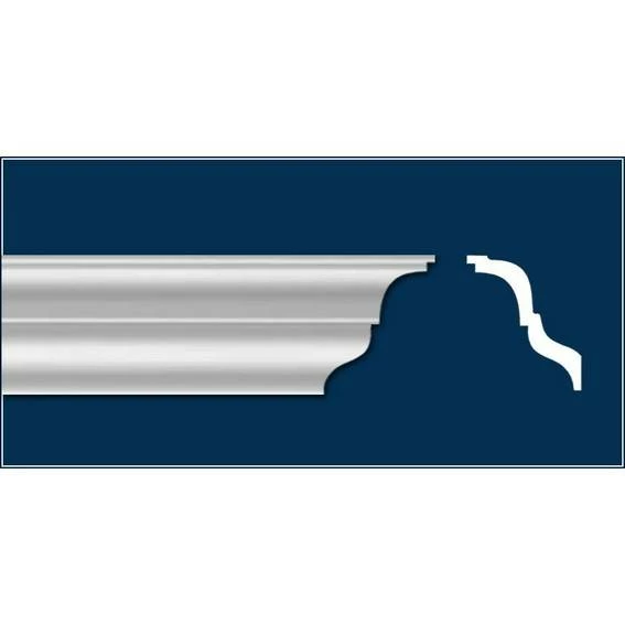 Wiesemann | Stuckleiste Budapest 41 | Polystyrol | 78 X 87 X 2000 Mm | Deckenleiste | Weiß 6 Wiesemann | Stuckleiste Budapest 41 | Polystyrol | 78 X 87 X 2000 Mm | Deckenleiste | Weiß – Bild 4