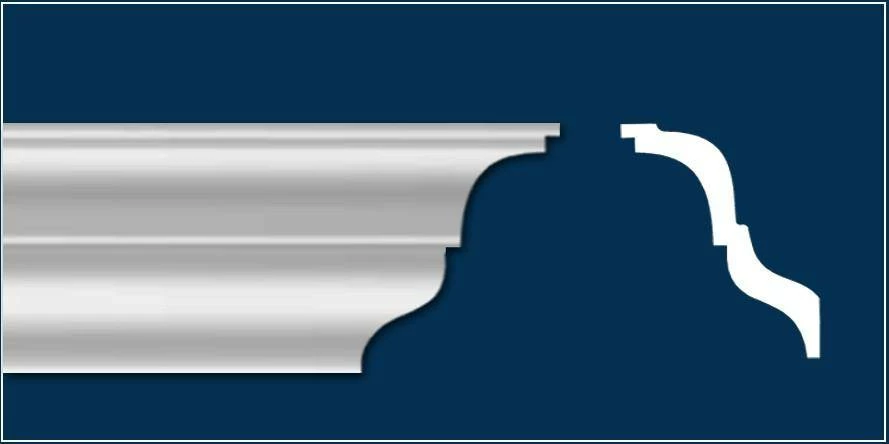 Wiesemann | Innenwinkel "Budapest 42" | Polystyrol | 106 X 96 X 200 Mm | Weiß | Stuckleisten Winkel 6 Wiesemann | Innenwinkel "Budapest 42" | Polystyrol | 106 X 96 X 200 Mm | Weiß | Stuckleisten Winkel – Bild 4