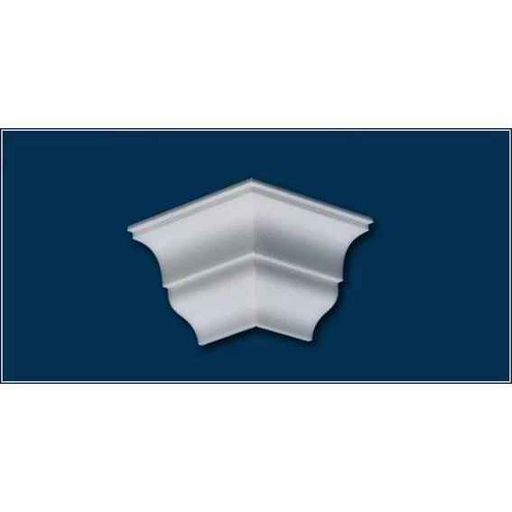 Wiesemann | Außenwinkel "Budapest 42" | Polystyrol | 106 X 96 X 200 Mm | Weiß | Stuckleisten Winkel 4 Wiesemann | Außenwinkel "Budapest 42" | Polystyrol | 106 X 96 X 200 Mm | Weiß | Stuckleisten Winkel – Bild 2