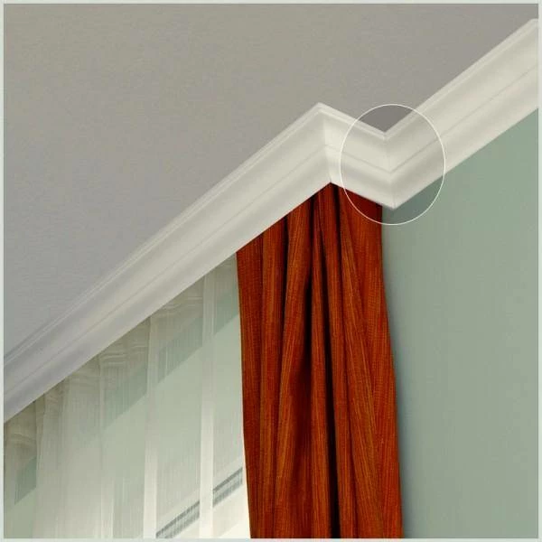 Wiesemann | Innenwinkel "Budapest 42" | Polystyrol | 106 X 96 X 200 Mm | Weiß | Stuckleisten Winkel 5 Wiesemann | Innenwinkel "Budapest 42" | Polystyrol | 106 X 96 X 200 Mm | Weiß | Stuckleisten Winkel – Bild 3