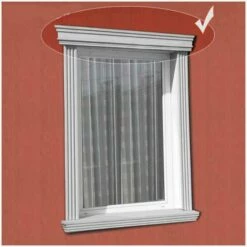 Wiesemann | Giebel "Caronia GB" | Fassade | Stuck | Fassadenelement | Beschichtet | Versch. Maße -Profistuck Verkäufe carini ambiente 1 1280x1280