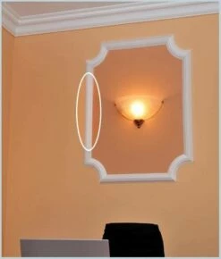 Wiesemann | Zierleiste Düsseldorf 59 | Polystyrol | 27 X 64 X 2000 Mm | Wandleiste | Weiß -Profistuck Verkäufe d sseldorf 59 bild 1280x1280