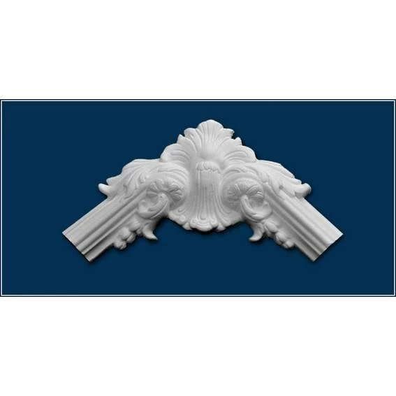 Wiesemann | Zierleistenecke "Düsseldorf 59 B" | Polystyrol | 450 X 250 Mm | Stuckdekoration 4 Wiesemann | Zierleistenecke "Düsseldorf 59 B" | Polystyrol | 450 X 250 Mm | Stuckdekoration – Bild 2