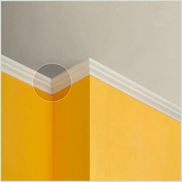 Wiesemann | Innenwinkel "Eindhoven 05" | Polystyrol | 43 X 48 X 200 Mm | Weiß | Stuckleisten Winkel 5 Wiesemann | Innenwinkel "Eindhoven 05" | Polystyrol | 43 X 48 X 200 Mm | Weiß | Stuckleisten Winkel – Bild 3