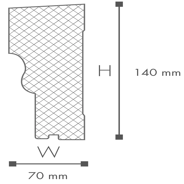 NMC | Fensterbank "Lüdenscheid" | FA11 DOMOSTYL | Fassadenstuck | 70 X 140 X 2000 Mm | Aussenstuck 4 NMC | Fensterbank "Lüdenscheid" | FA11 DOMOSTYL | Fassadenstuck | 70 X 140 X 2000 Mm | Aussenstuck – Bild 2