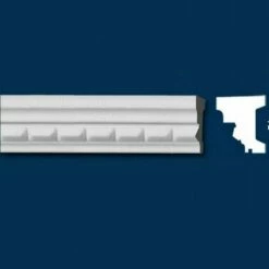 Wiesemann | Fensterbankprofil "FB3" | Fassadenstuck | 76 X 74 X 2000 Mm | Innenstuck | Unbeschichtet