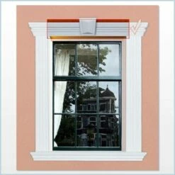 Wiesemann | Fassadenprofil "FP13-b" | Fassadenstuck | 65 X 134 X 2000 Mm | Außenstuck | Beschichtet -Profistuck Verkäufe file 4 31 1 1280x1280