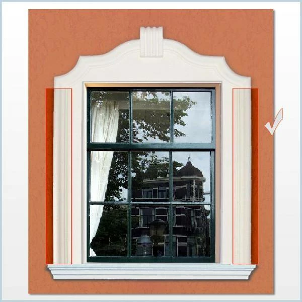 Wiesemann | Fassadenprofil "FP6-b" | Fassadenstuck | 44 X 87 X 2000 Mm | Außenstuck | Beschichtet 5 Wiesemann | Fassadenprofil "FP6-b" | Fassadenstuck | 44 X 87 X 2000 Mm | Außenstuck | Beschichtet – Bild 3