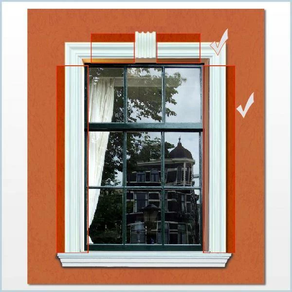 Wiesemann | Fassadenprofil "FP8-b" | Fassadenstuck | 27 X 97 X 2000 Mm | Außenstuck | Beschichtet 5 Wiesemann | Fassadenprofil "FP8-b" | Fassadenstuck | 27 X 97 X 2000 Mm | Außenstuck | Beschichtet – Bild 3