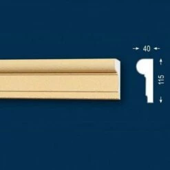 Wiesemann | Fassadenprofil "FP25-b" | Fassadenstuck | 40 X 115 X 2000 Mm | Außenstuck | Beschichtet 11 Wiesemann | Fassadenprofil "FP25-b" | Fassadenstuck | 40 X 115 X 2000 Mm | Außenstuck | Beschichtet -Profistuck Verkäufe fp25 121 p 2 1280x1280